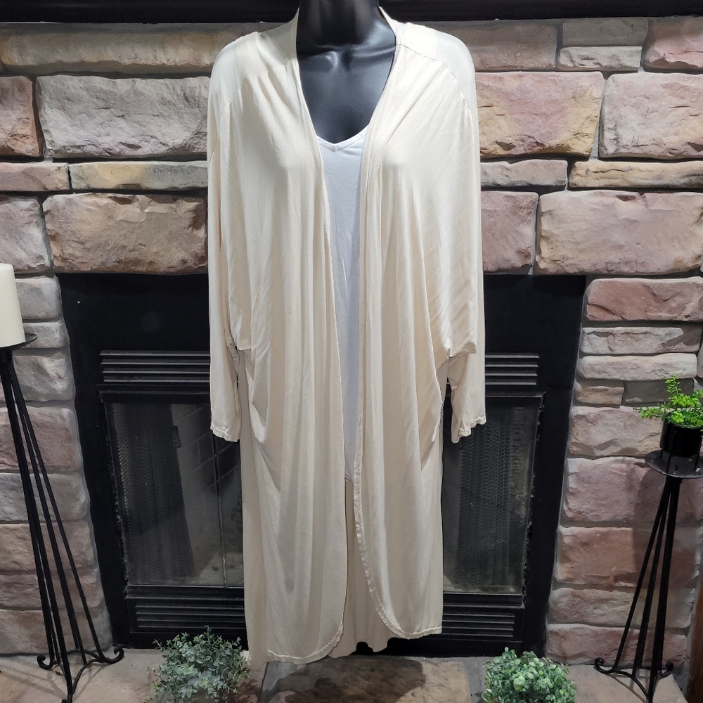 Meaneor long sleeve full length open cardigan Size XL